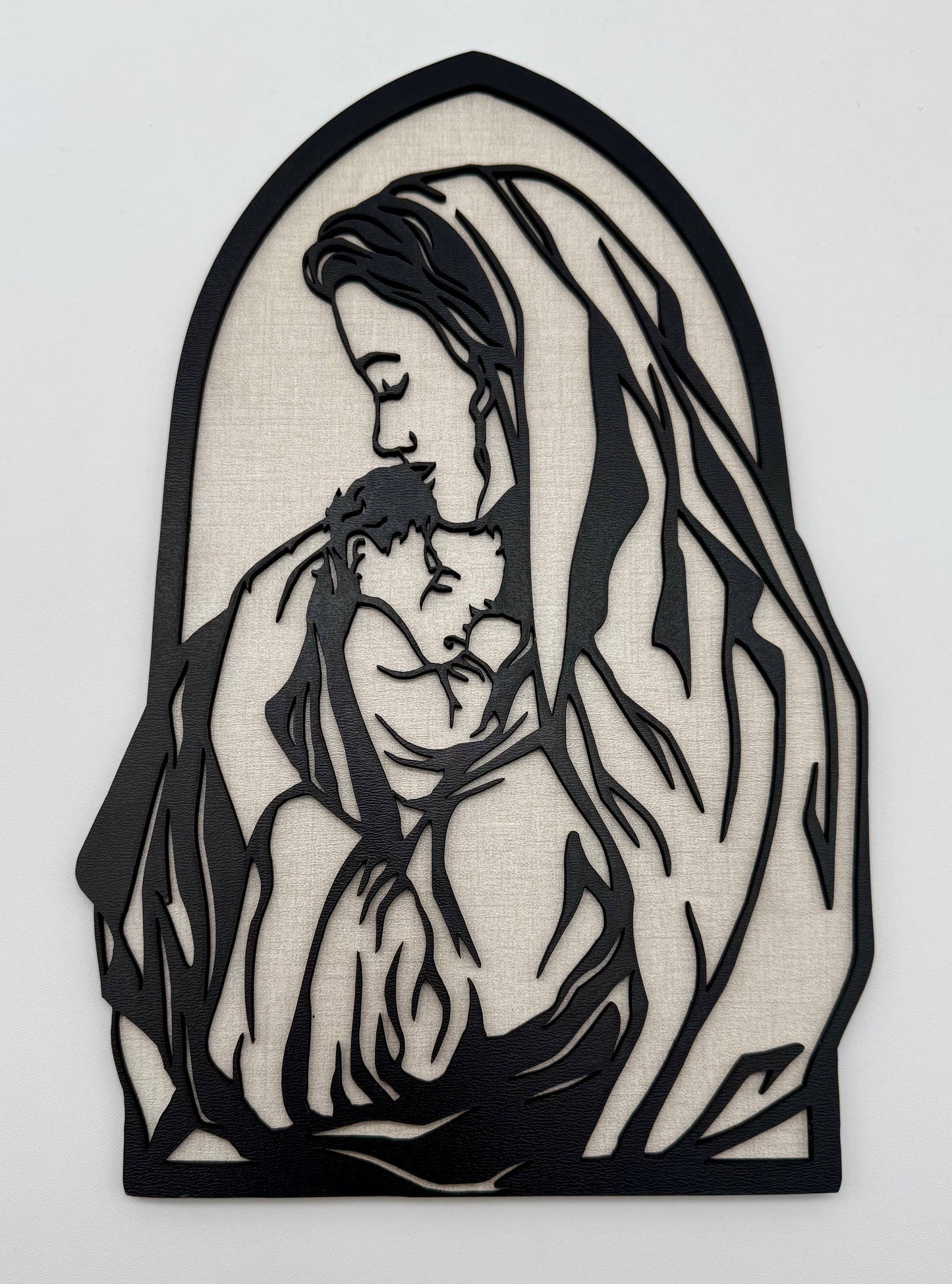 Saint Mary Line Art Wall Decor