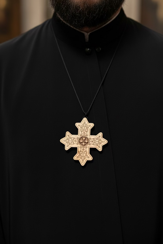Wooden Coptic Pectoral Cross