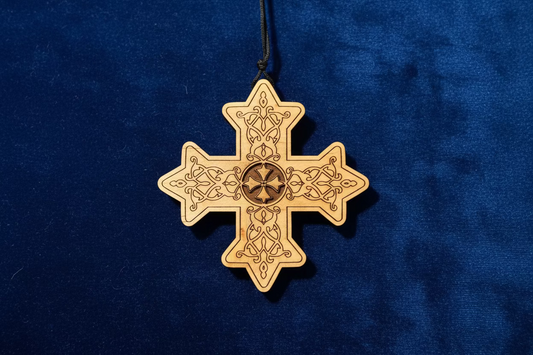 Wooden Coptic Pectoral Cross